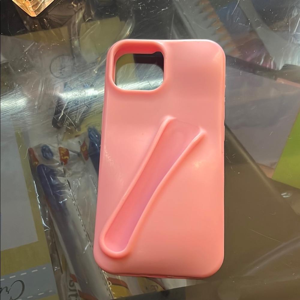 Pink Silicone Phone Case